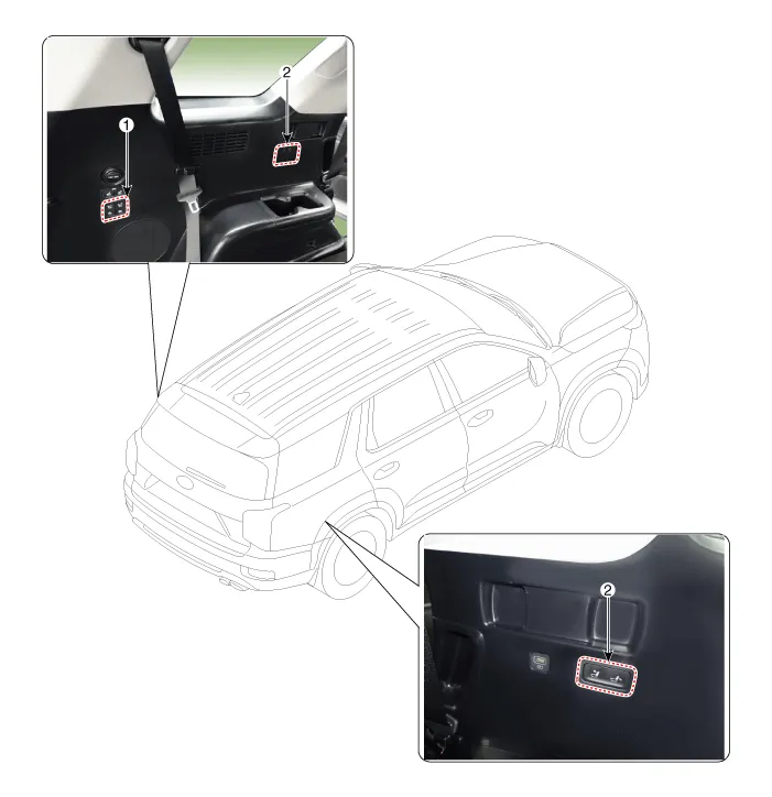Hyundai Palisade. Components and components location