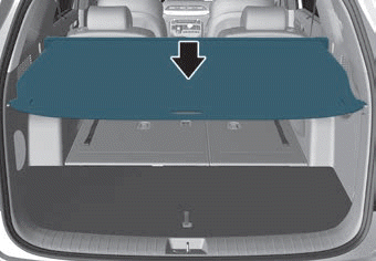 Hyundai Palisade. Cargo Security Screen