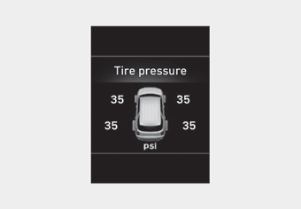 Hyundai Palisade. Check Tire Pressure