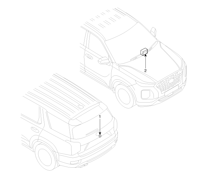 Hyundai Palisade. Components and components location