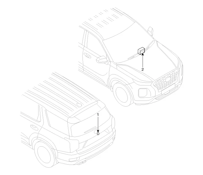 Hyundai Palisade. Components and components location