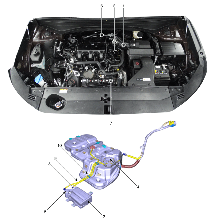 Hyundai Palisade. Components and components location