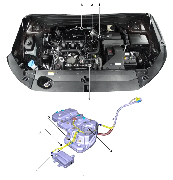 Hyundai Palisade. Components and components location