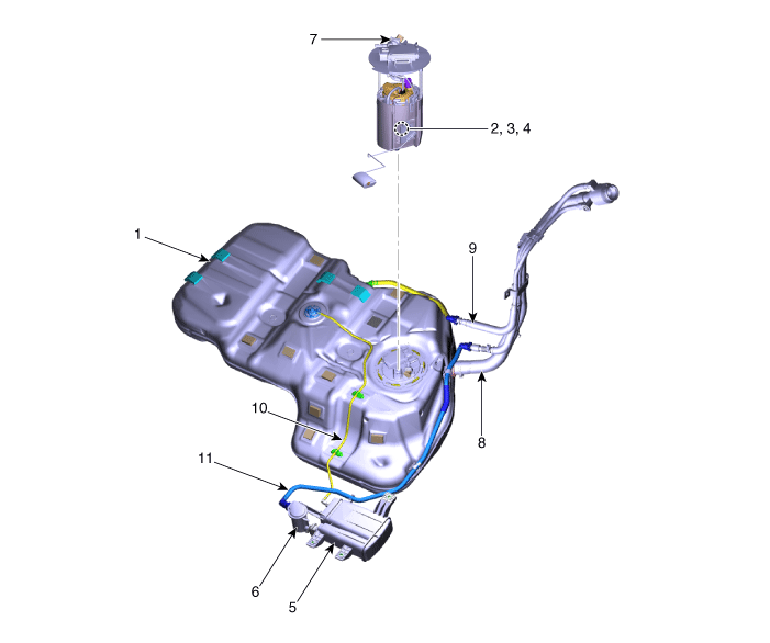 Hyundai Palisade. Components and components location