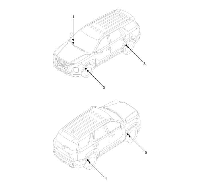 Hyundai Palisade. Components and components location