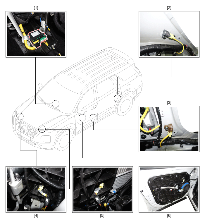 Hyundai Palisade. Components and components location