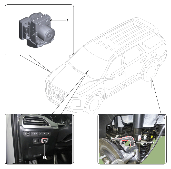 Hyundai Palisade. Components and components location