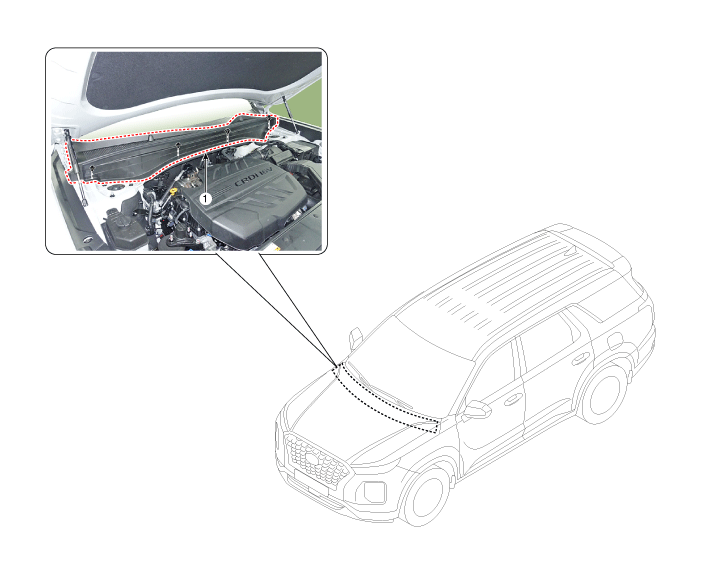 Hyundai Palisade. Components and components location