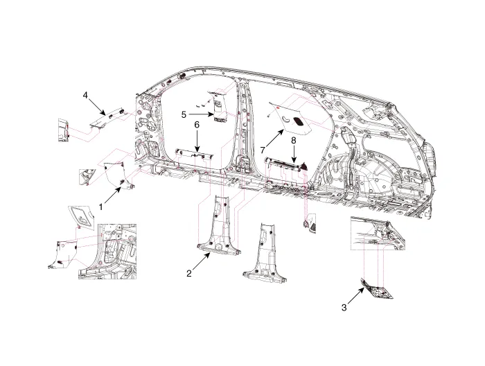Hyundai Palisade. Components and components location