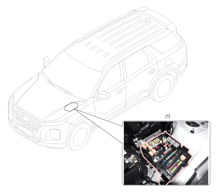 Hyundai Palisade. Components and components location