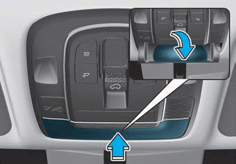 Hyundai Palisade. Conversation mirror, Sunvisor