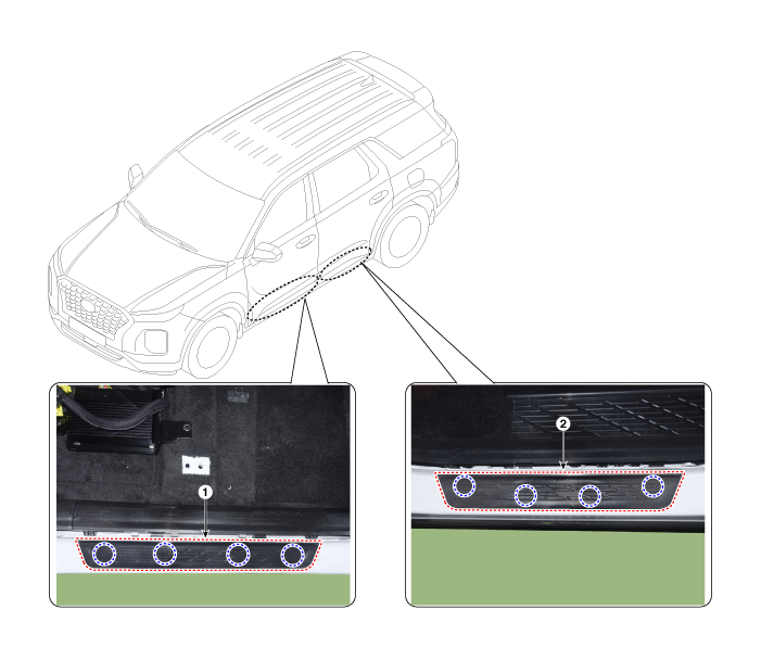 Hyundai Palisade. Components and components location