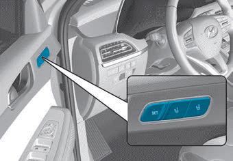Hyundai Palisade. Driver position memory system