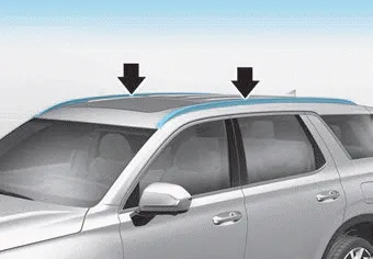 Hyundai Palisade. Exterior features