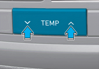 Hyundai Palisade. Fan speed control, Temperature control