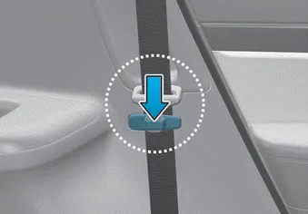 Hyundai Palisade. Folding the rear seat