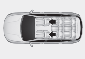 Hyundai Palisade. Front seat head restraints