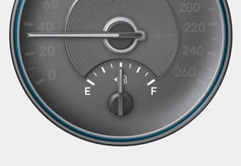 Hyundai Palisade. Fuel gauge