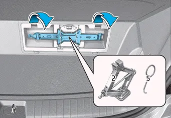 Hyundai Palisade. Jack and Tools