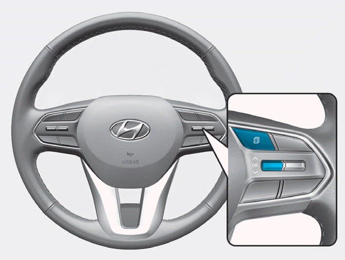Hyundai Palisade. LCD Display (Cluster type C)