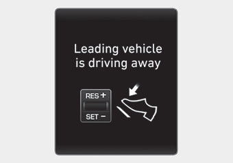 Hyundai Palisade. Leading Vehicle Departure Alert