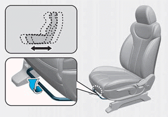 Hyundai Palisade. Manual adjustment