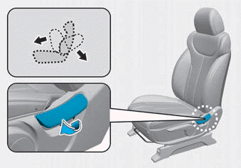 Hyundai Palisade. Manual adjustment