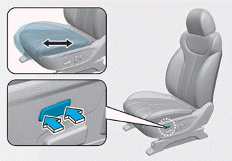 Hyundai Palisade. Power adjustment