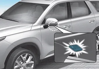 Hyundai Palisade. Puddle lamp