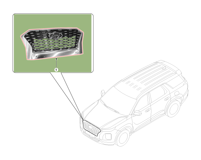 Hyundai Palisade. Components and components location