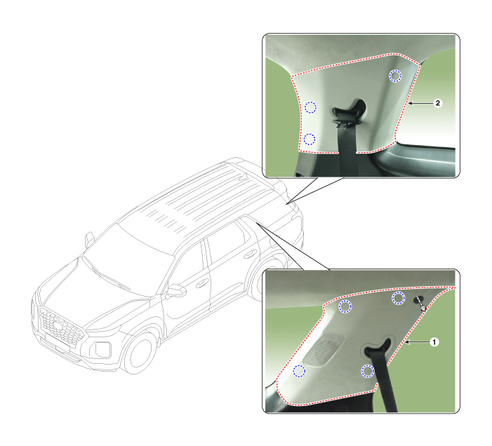 Hyundai Palisade. Components and components location