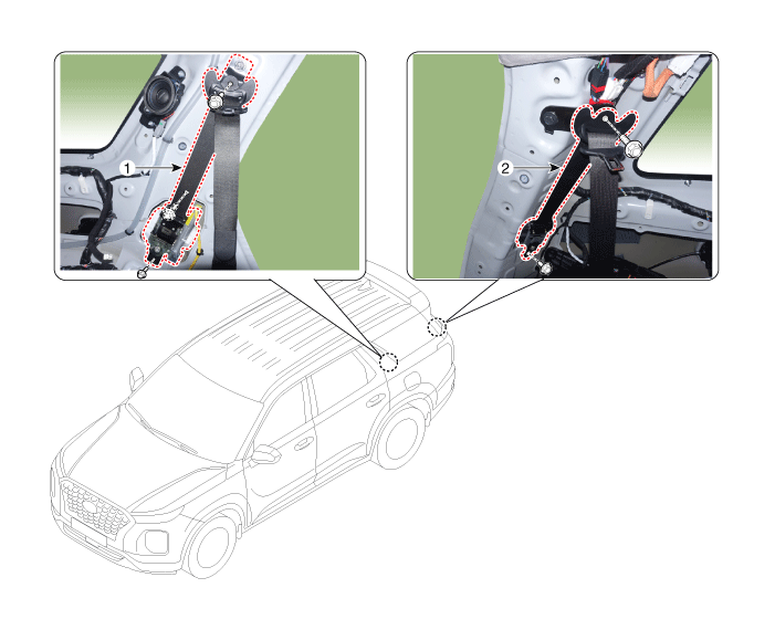 Hyundai Palisade. Components and components location