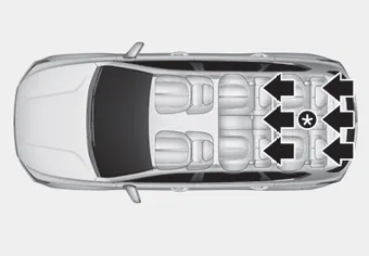 Hyundai Palisade. Rear seat head restraints