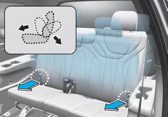 Hyundai Palisade. Rear Seats