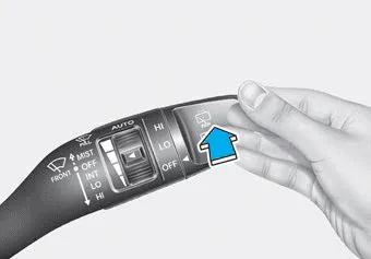 Hyundai Palisade. Rear Window Wiper and Washer