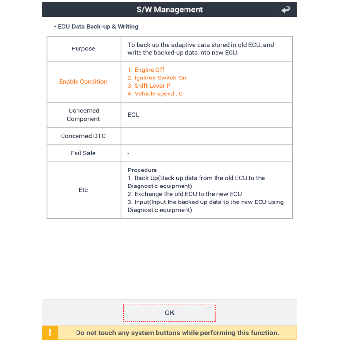 Hyundai Palisade. Repair procedures