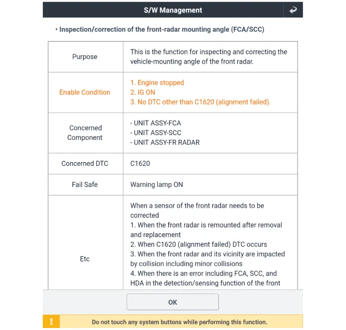 Hyundai Palisade. Repair procedures