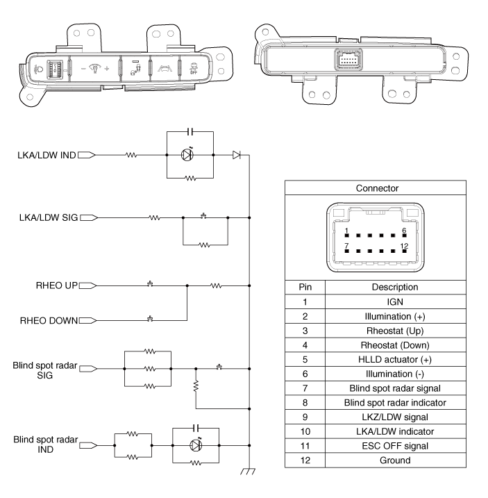 Hyundai Palisade. Components and components location