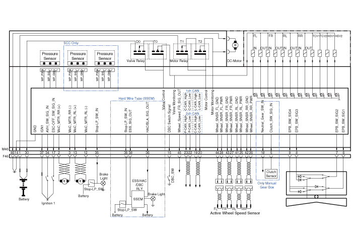 Hyundai Palisade. Schematic diagrams