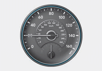 Hyundai Palisade. Speedometer
