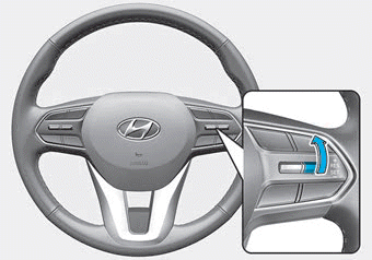 Hyundai Palisade. Control set speed
