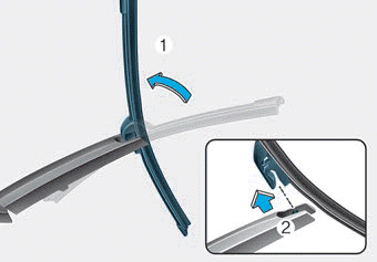 Hyundai Palisade. Wiper blades